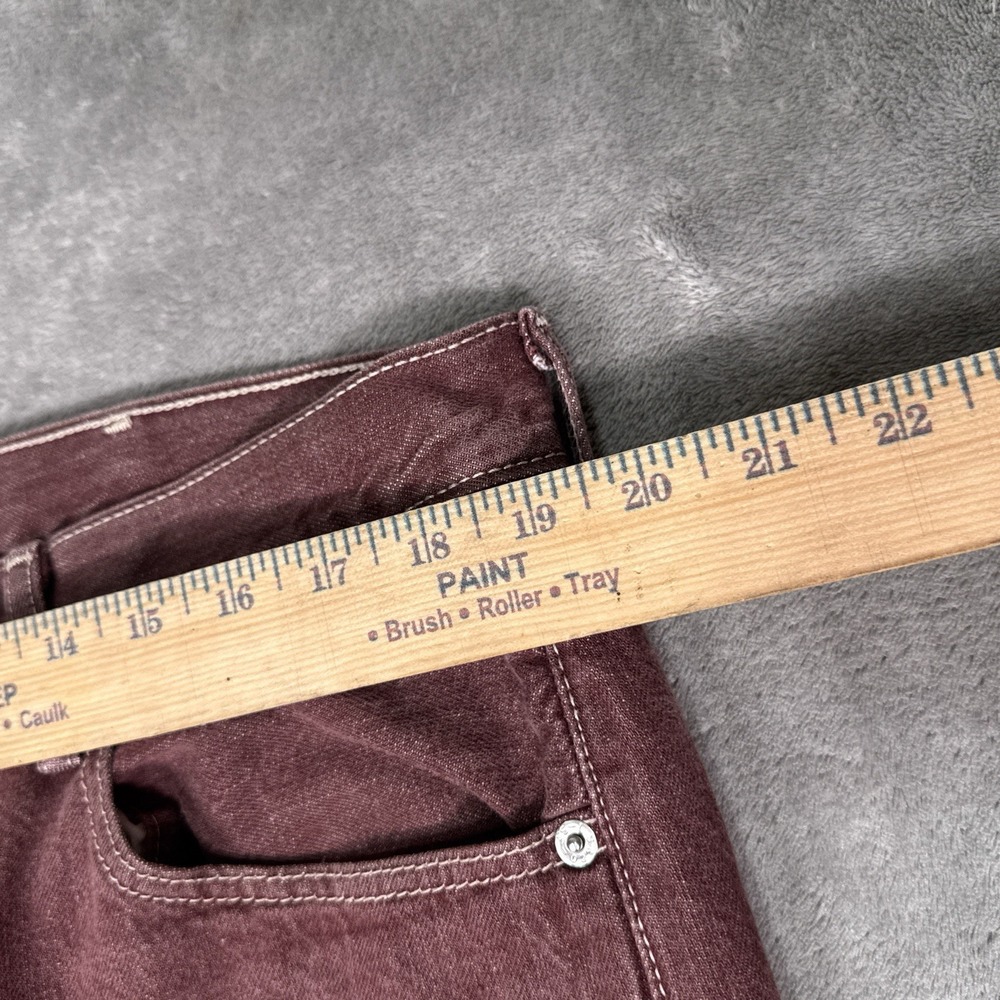 Vintage Levis 501 XX Jeans Mens 42x32 (Fits 40x29) )Burgundy Button Fly Straight - Picture 7 of 11